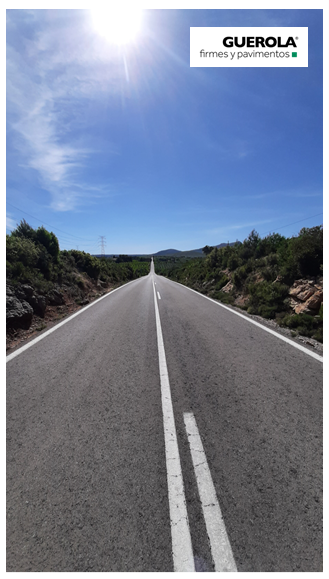 CARRETERA CV-428 acceso a la población Cortes de pallás