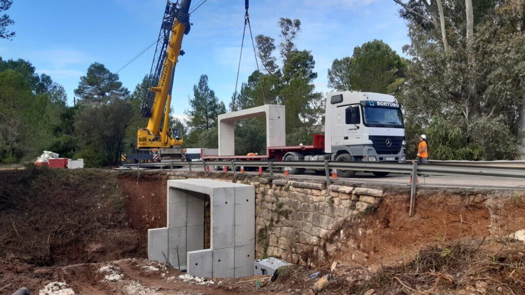 OBRAS DE MEJORA EN LA CARRETERA CV-600 ENTRE XÀTIVA Y SIMAT